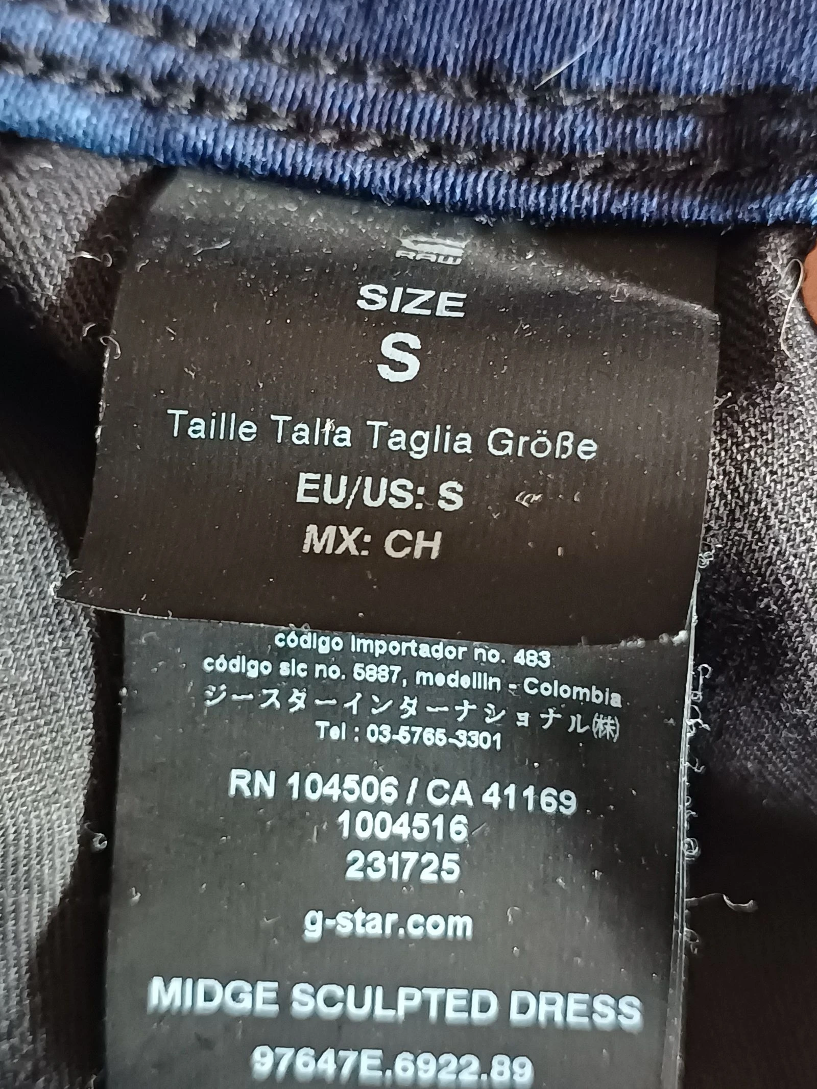 Vestido jeans G Star Gstar tamanho P – photo 10